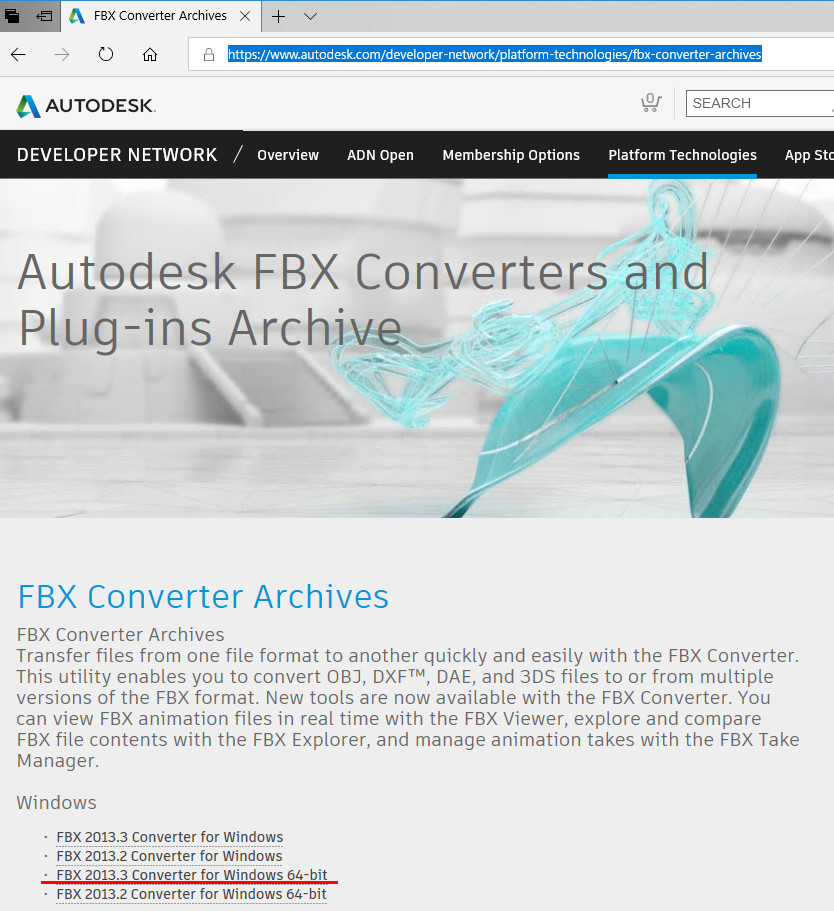 fbx_converter_archives